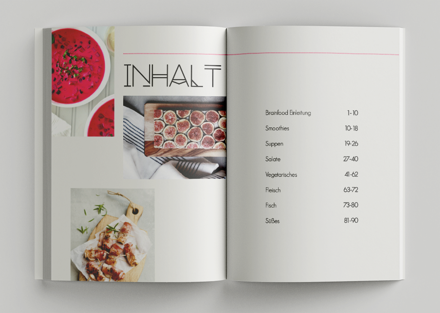 Brainfood Cookbook Page